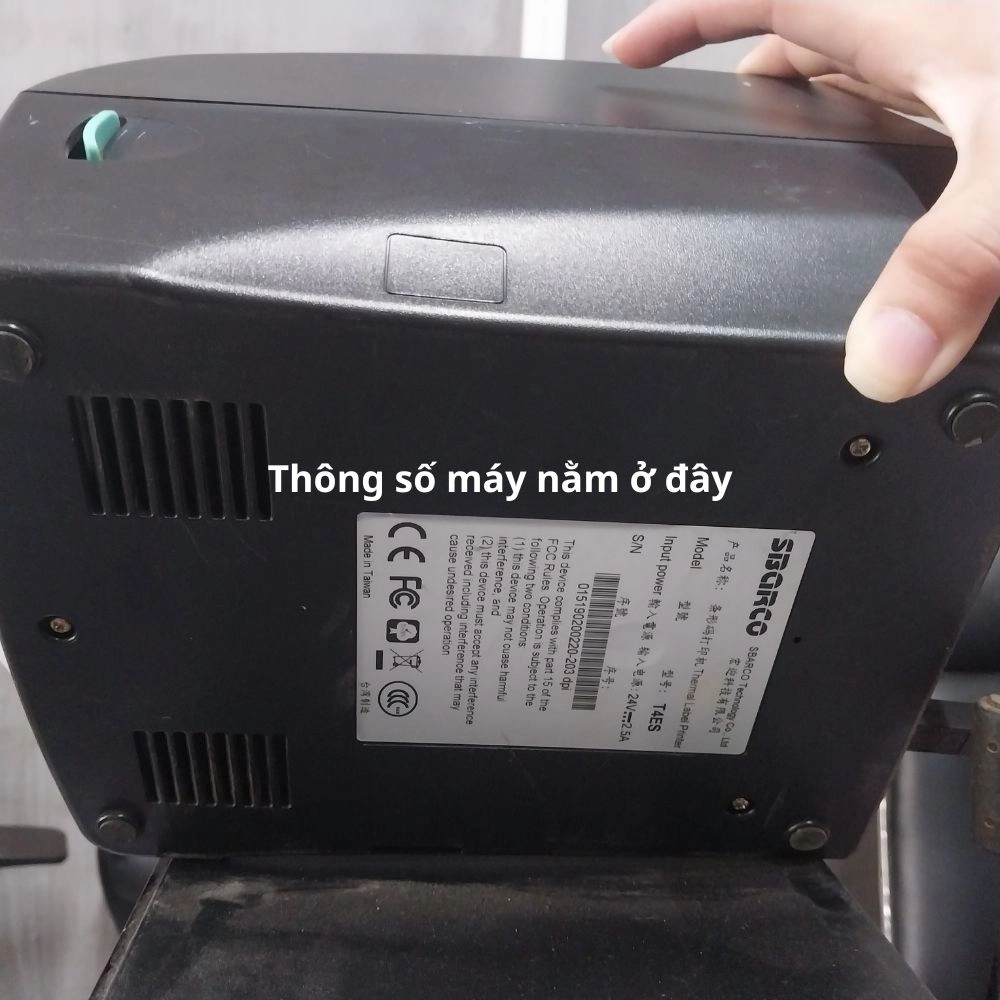 cách tìm mã máy in