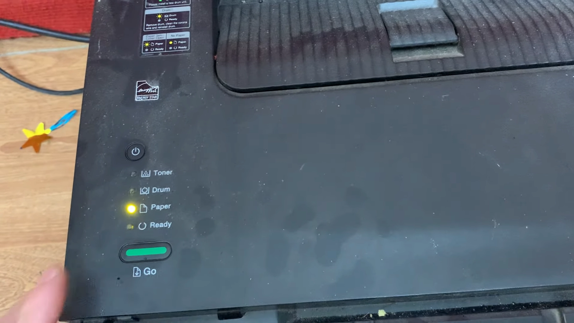 Nhấn nút go 9 lần