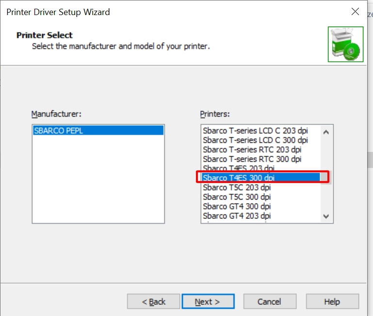 Chọn Driver để cài đặt