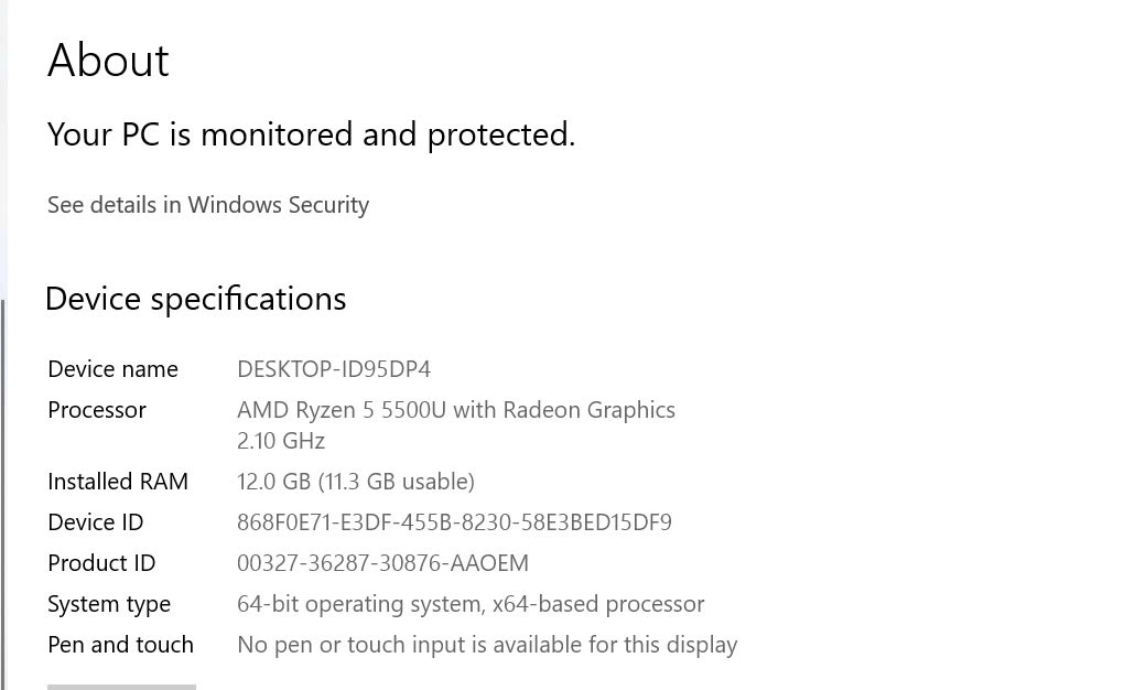 how to review computer or laptop infomation