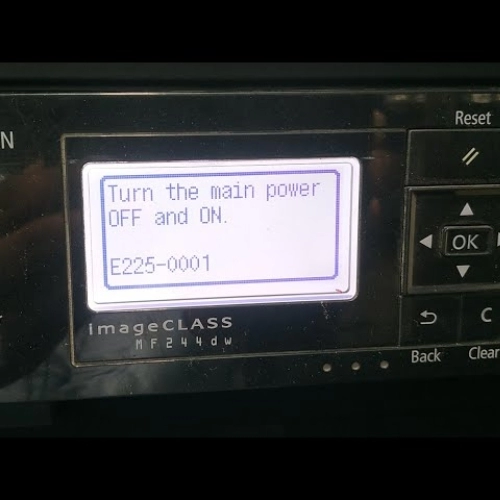 Máy in lỗi e225