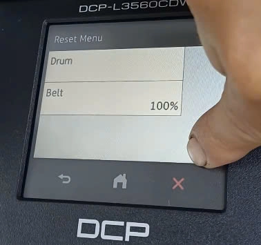 reset drum và belt máy in dcp 3560 dw
