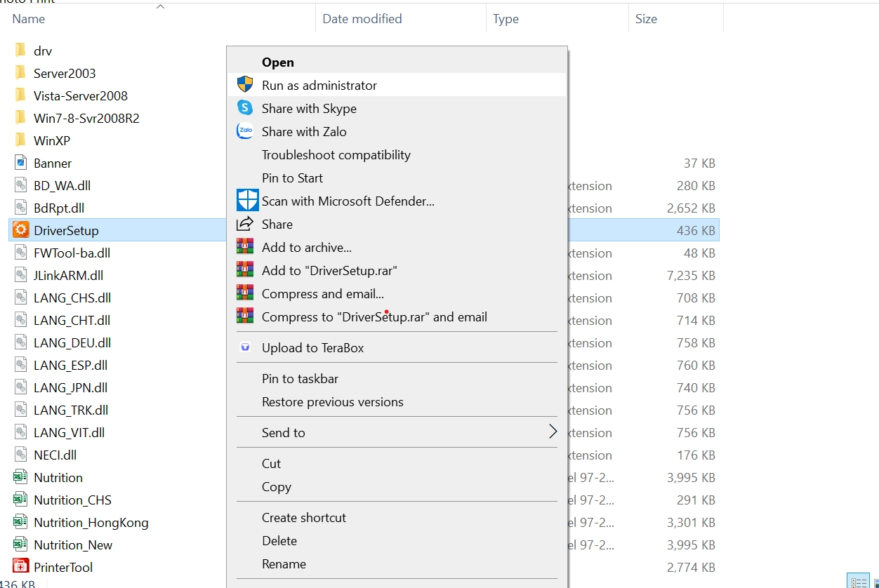 Cách cài đặt driver cho máy in tem nhãn