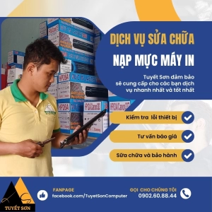 Dịch vụ nạp mực máy in Hóc Môn