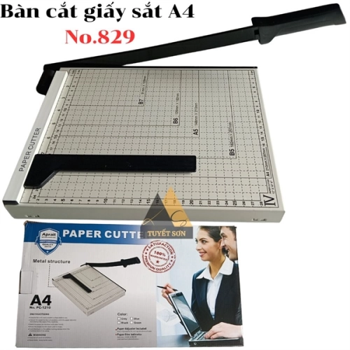 display Bàn cắt giấy sắt A4 No.829 1