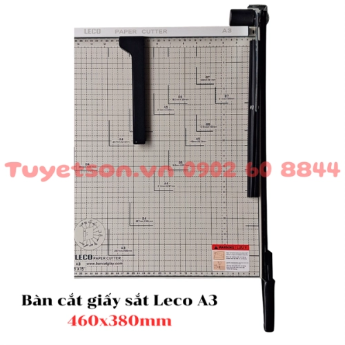 display Bàn cắt giấy sắt Leco A3 460x380mm 1