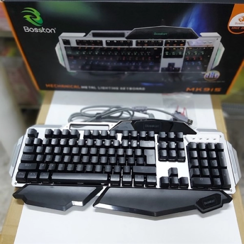 display Bàn phím cơ có dây Bosston MK915 1