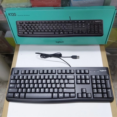 display Bàn phím có dây Logitech K120 1
