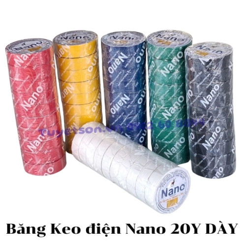 display Băng Keo điện Nano 1.8Fx20Y Vàng DÀY 2