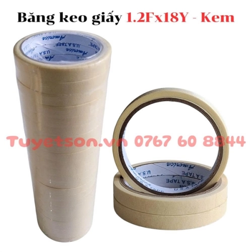 display Băng keo giấy 1.2Fx18Y 1