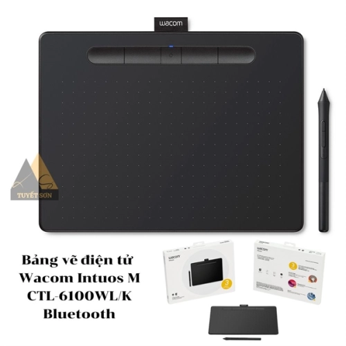display Bảng vẽ điện tử Wacom Intuos M CTL-6100WL/K Bluetooth 1