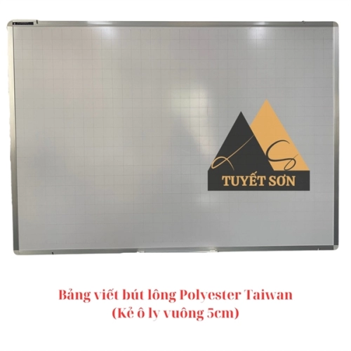 display Bảng viết bút lông Polyester Taiwan (có kẻ ô ly vuông 5cm) 3