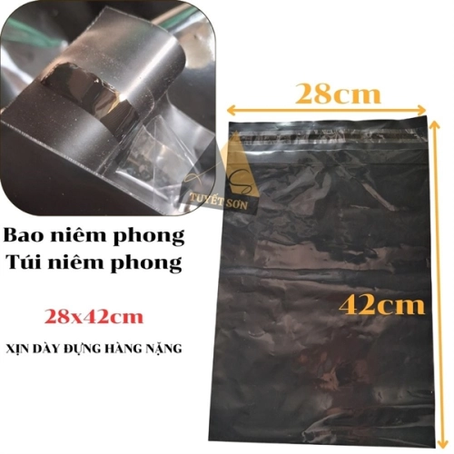 display Bao niêm phong DÀY 28x42cm 100mic - Túi niêm phong XỊN DÀY ĐỰNG HÀNG NẶNG 1