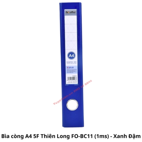 display Bìa còng A4 5F Thiên Long Flexoffice FO-BC11 1ms 3