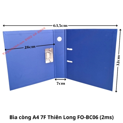 display Bìa còng A4 7F Thiên Long Flexoffice FO-BC06 2ms 2