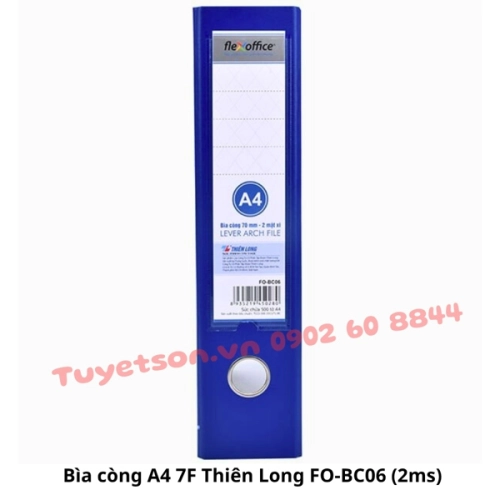 display Bìa còng A4 7F Thiên Long Flexoffice FO-BC06 2ms 3