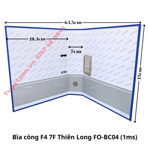 display Bìa còng F4 7F Thiên Long Flexoffice FO-BC04 1ms 2