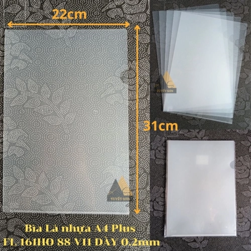 display Bìa Lá nhựa A4 Plus FL-161HO 88-V11 DÀY 0.2mm 1