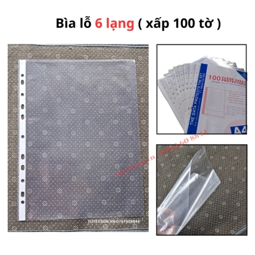 display Bìa lỗ 6 lạng 1