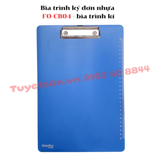 display Bìa trình ký đơn nhựa FO-CB04 - bìa trình kí 1