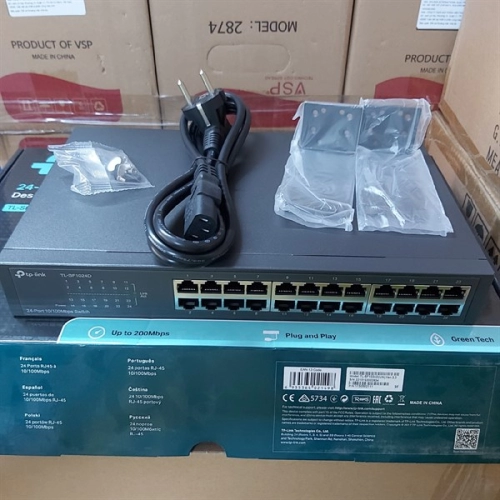 display Bộ chia mạng TPlink 24P TL-SF1024D 1