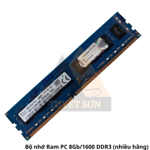 display Bộ nhớ Ram PC 8Gb/1600 DDR3 (nhiều hãng) 1