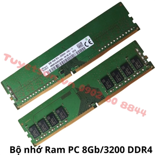 Bộ nhớ Ram PC 8Gb/3200 DDR4 (nhiều hãng)