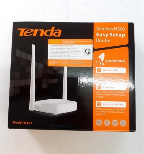 display Bộ phát sóng wifi Tenda N301 4