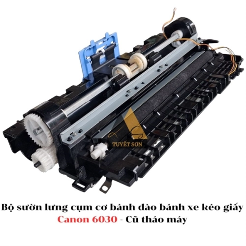 display Bộ sườn lưng cụm cơ bánh đào bánh xe kéo giấy Canon 6030 1