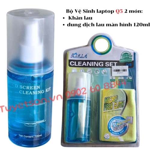 display Bộ Vệ Sinh laptop Q5 1