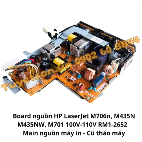 display Board nguồn Canon 3500, HP 5200, M706, M435N, M435NW, M701 100V-110V RM1-2652 - Main nguồn máy in 1