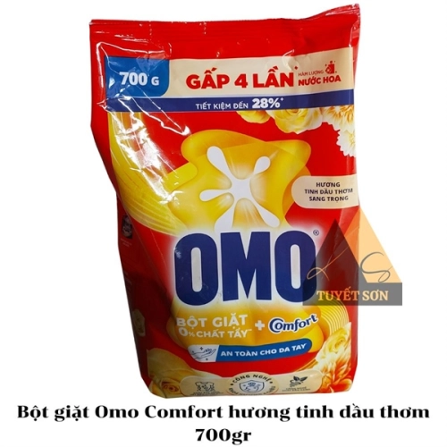 display Bột giặt Omo Comfort hương tinh dầu thơm 700gr 1