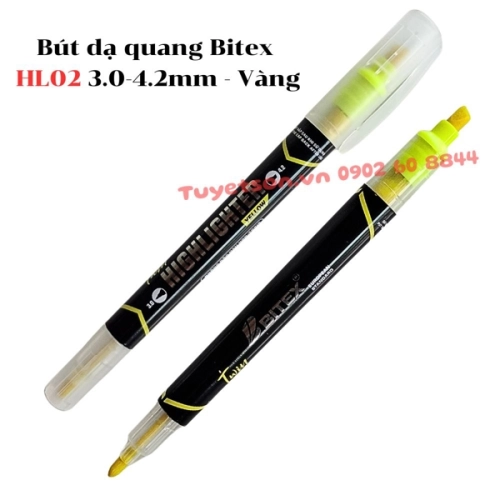 display Bút dạ quang Bitex HL02 3.0-4.2mm 1