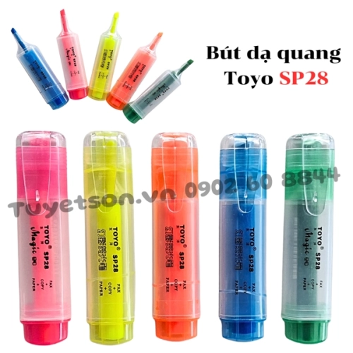 display Bút dạ quang Toyo SP28 - Bút highlight 2