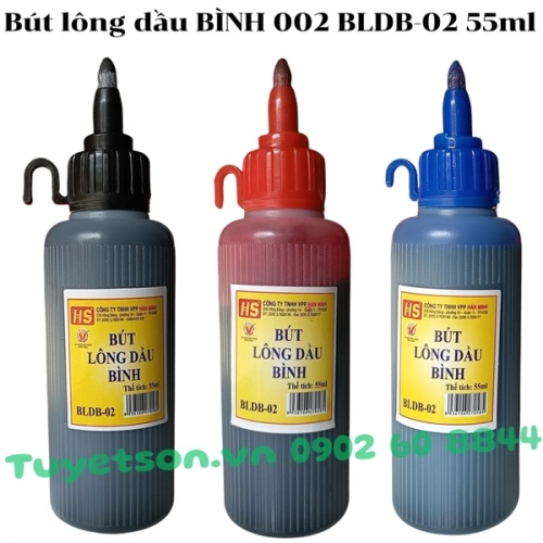 display Bút lông dầu BÌNH 002 BLDB-02 55ml 1