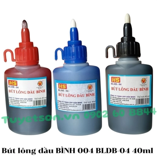 display Bút lông dầu BÌNH 004 BLDB-04 40ml 1