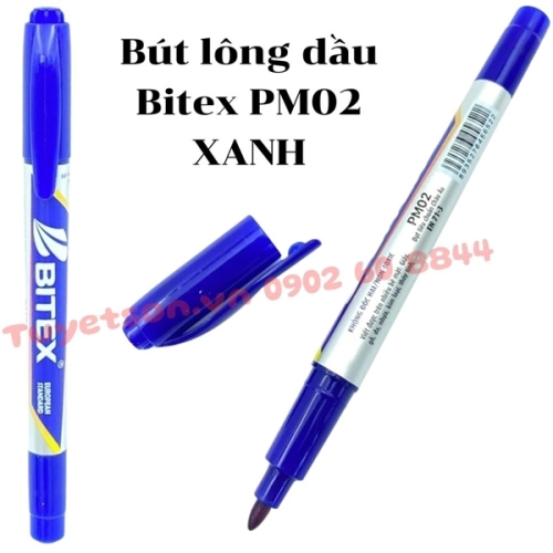 Bút lông dầu Bitex PM02 XANH