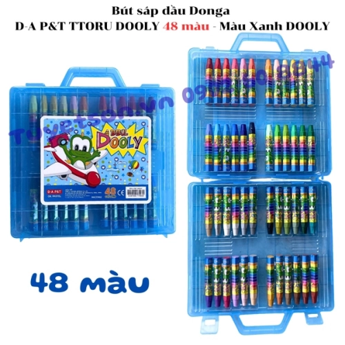 display Bút sáp dầu Donga D-A P&T TTORU DOOLY 48 màu 2