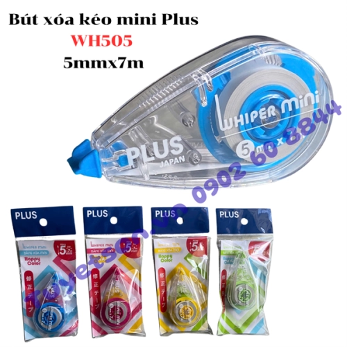 display Bút xóa kéo mini Plus WH-505 5mmx7m 1