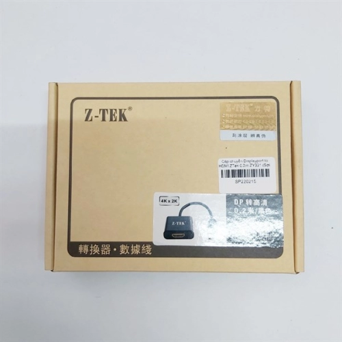 display Cáp Displayport to HDMI ZTek 0.2m ZY331 4