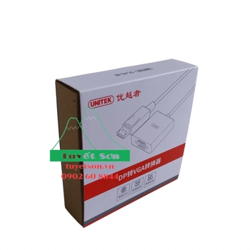 display Cáp chuyển Displayport to VGA Unitek 0.15m Y-6339BK 3