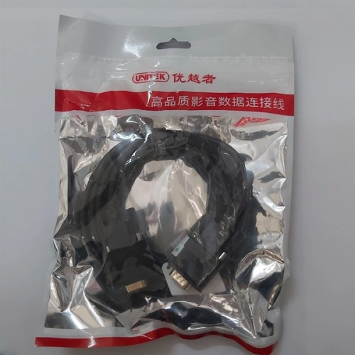 display Cáp com nối dài 3m Unitek YC708ABK com 9 - DB9 RS232 2