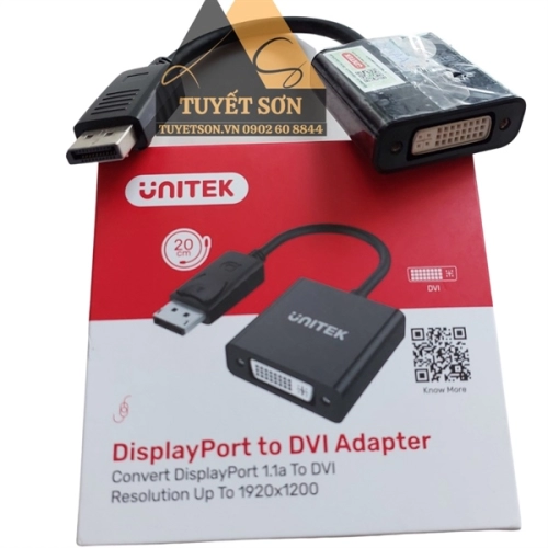 display Cáp Displayport to DVI Unitek Y-5118AA 2