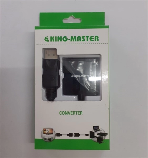 display Cáp Displayport to VGA Kingmaster KY-M361W 4