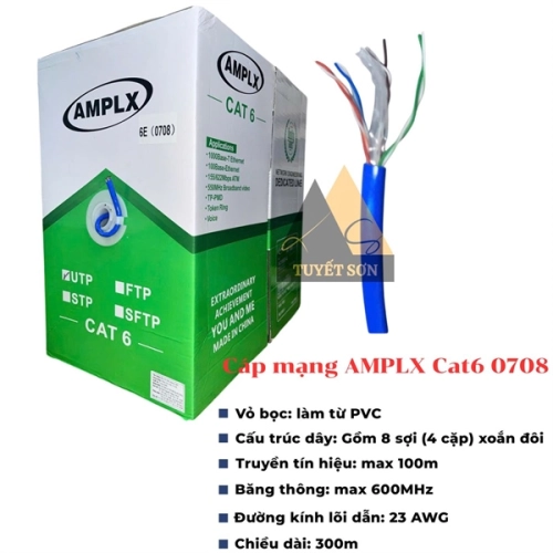 display Cáp mạng AMPLX Cat6 0708 1