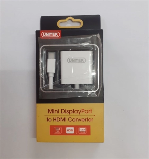display Cáp MiniDisplayport to HDMI Unitek Y-6325WH 2
