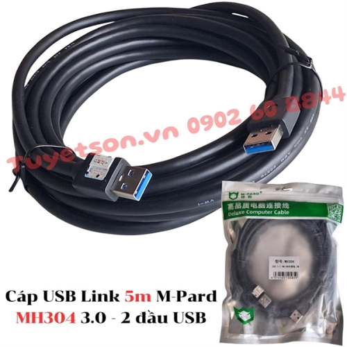 display Cáp USB Link 5m M-Pard MH304 3.0 - 2 đầu USB 1