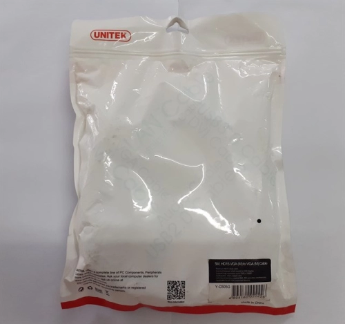 display Cáp VGA 5m Unitek Y-C505G 3