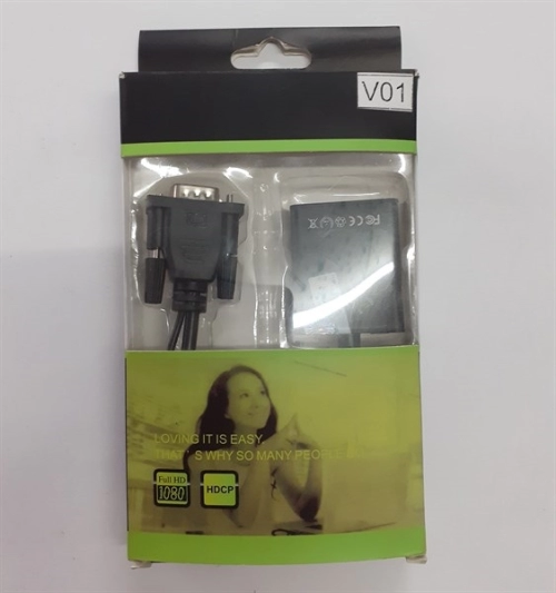 display Cáp VGA audio to HDMI V01 (VGA to HDMI) 2