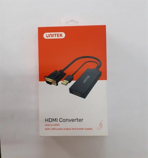 display Cáp VGA USB audio to HDMI Unitek Y-8711 (VGA to HDMI) 2